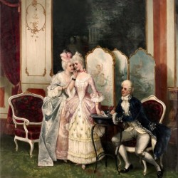 Two women and one gentleman